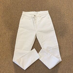 Loft White Denim Jeans